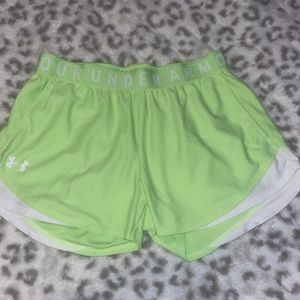 green under armour shorts s/m